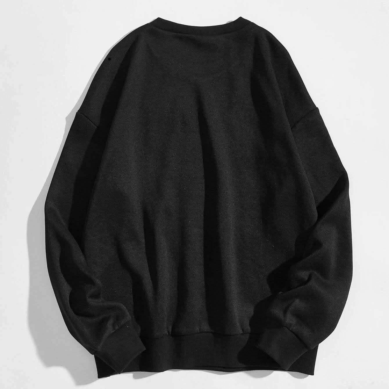 Cartoon Graphic Thermal Lined Sweatshirt DailySale