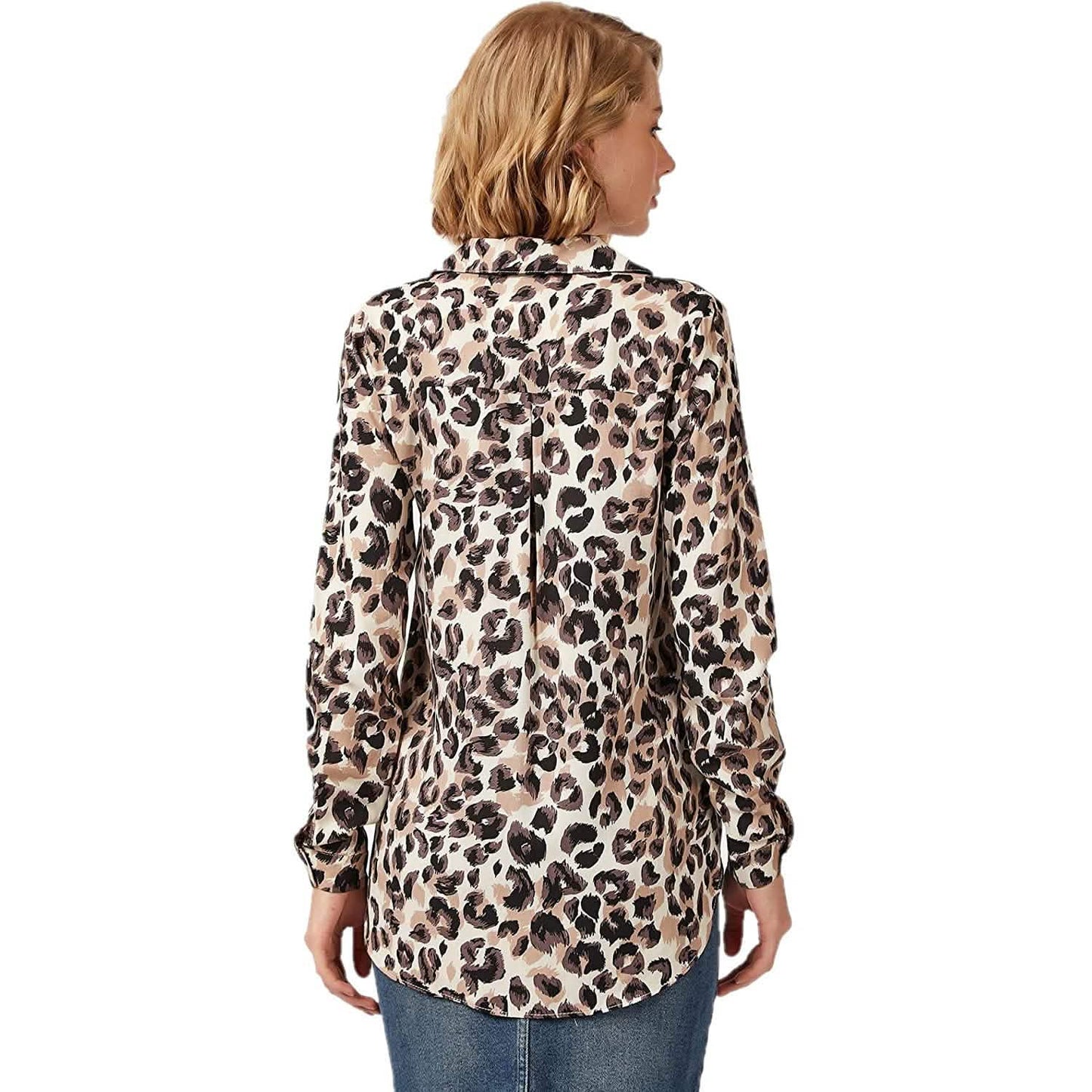 Casual Long Sleeve Button Down Shirts Tops DailySale