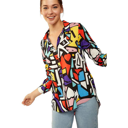 Casual Long Sleeve Button Down Shirts Tops DailySale