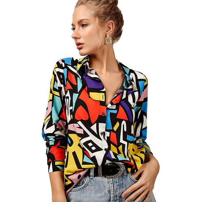 Casual Long Sleeve Button Down Shirts Tops DailySale