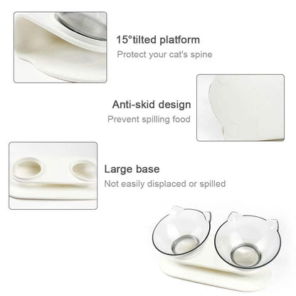 Cat Bowl Pet Food Bowl DailySale