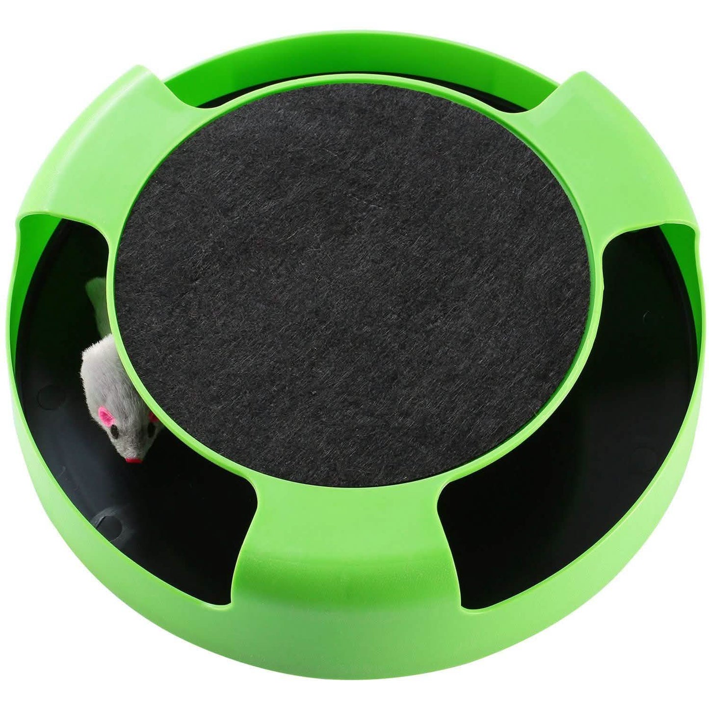 Cat Interactive Scratching Toy with Rotating Running Mouse DailySale