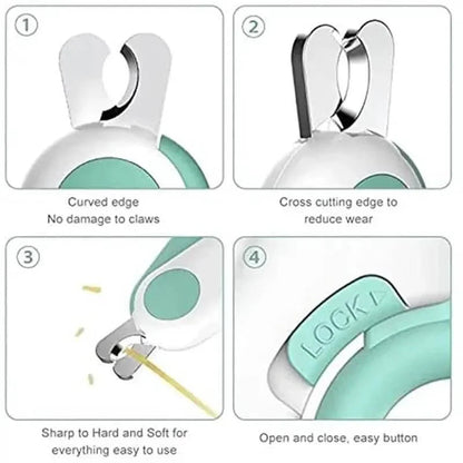 Cat Nail Clipper with LED Light DailySale
