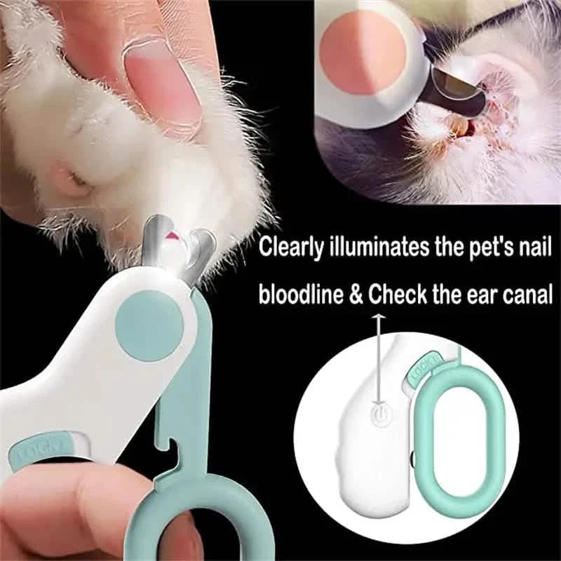 Cat Nail Clipper with LED Light DailySale