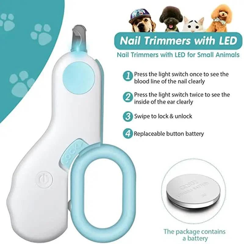 Cat Nail Clipper with LED Light DailySale