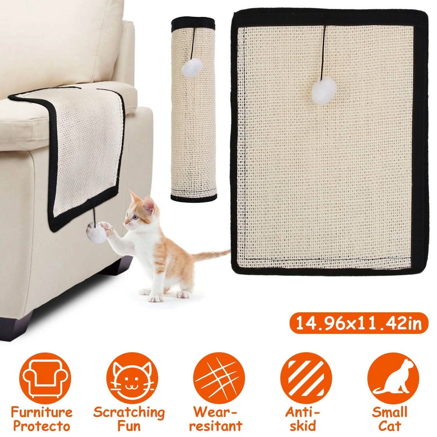 Cat Scratching Pad with 9 Screw Nails DailySale
