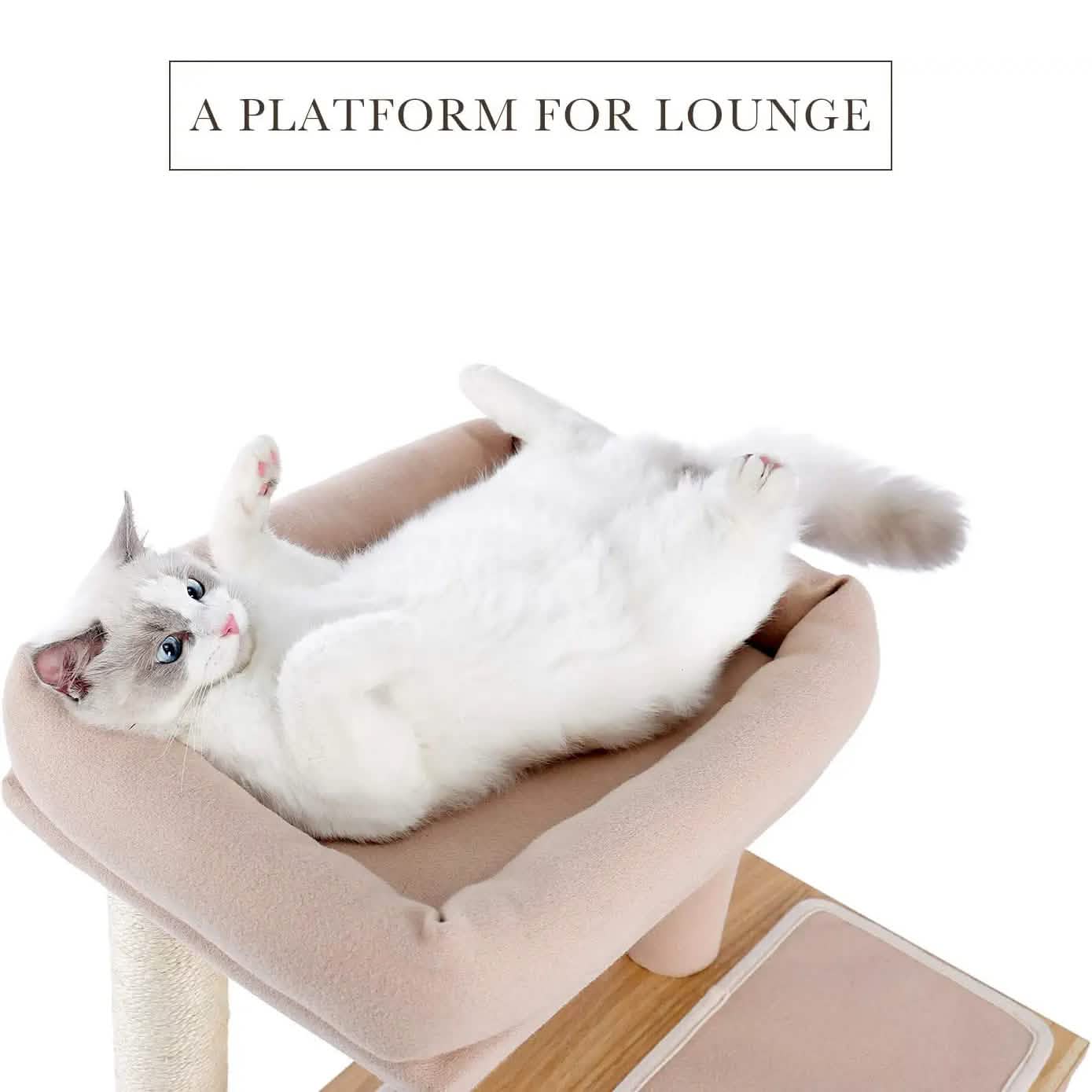 Cat Tree Deluxe 34" Cat Tower DailySale