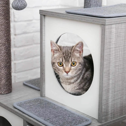 Cat Tree Deluxe 34" Cat Tower DailySale