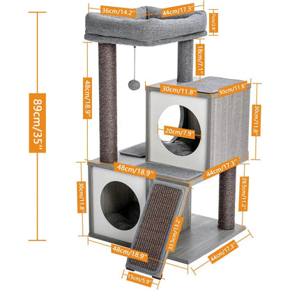 Cat Tree Deluxe 34" Cat Tower DailySale