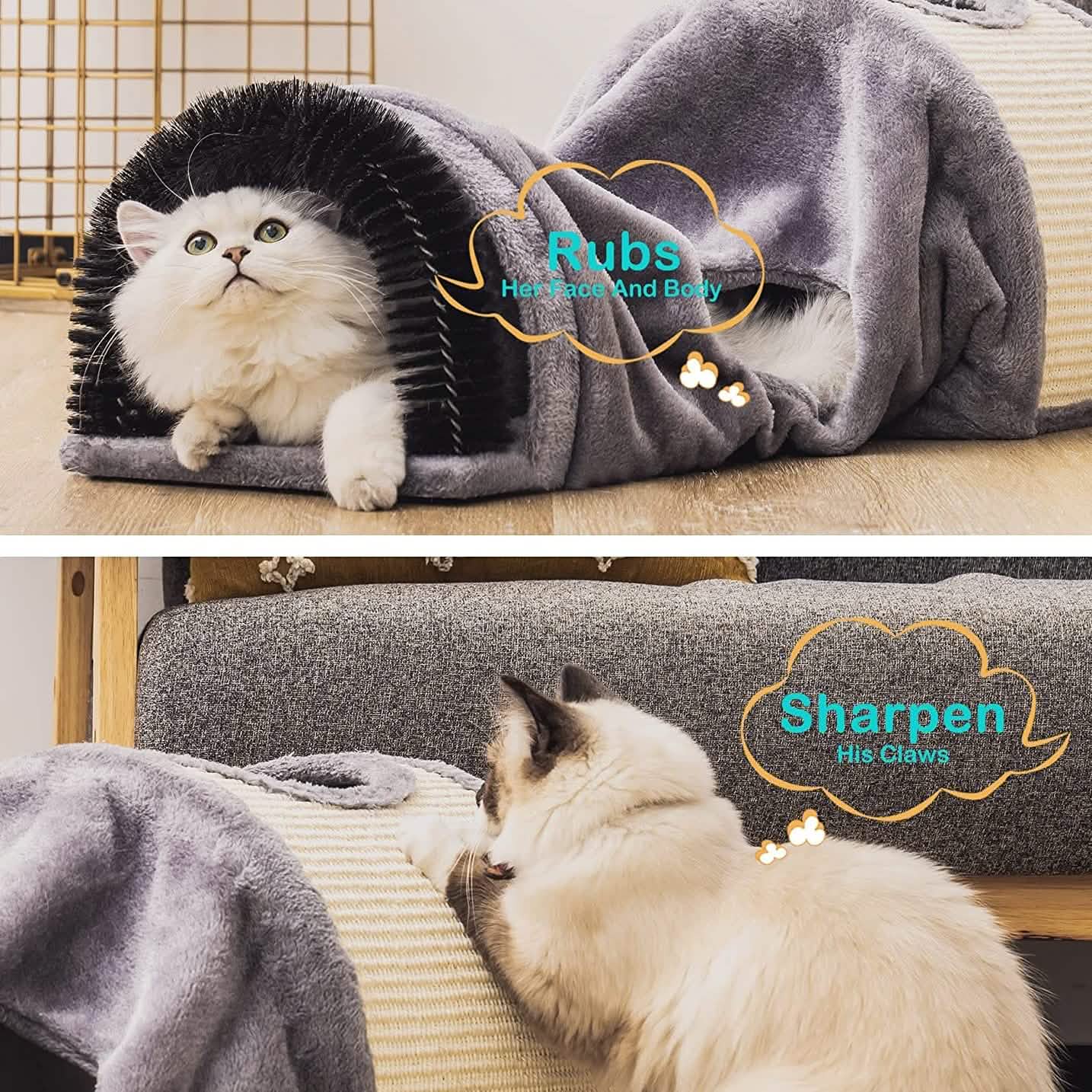 Cat Tunnel Bed Cat House Sisal Grab Bed DailySale