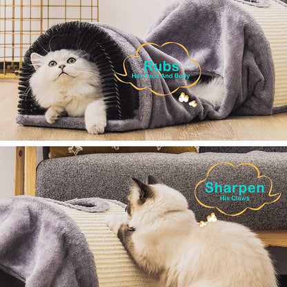 Cat Tunnel Bed Cat House Sisal Grab Bed DailySale
