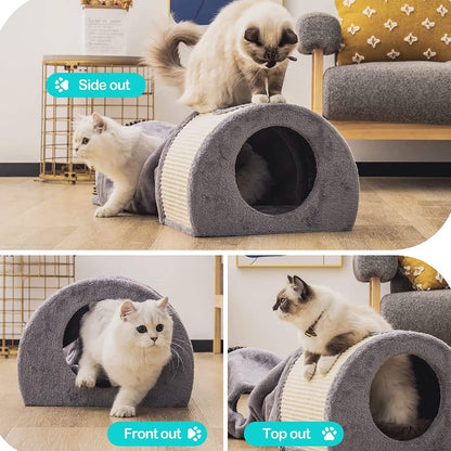 Cat Tunnel Bed Cat House Sisal Grab Bed DailySale