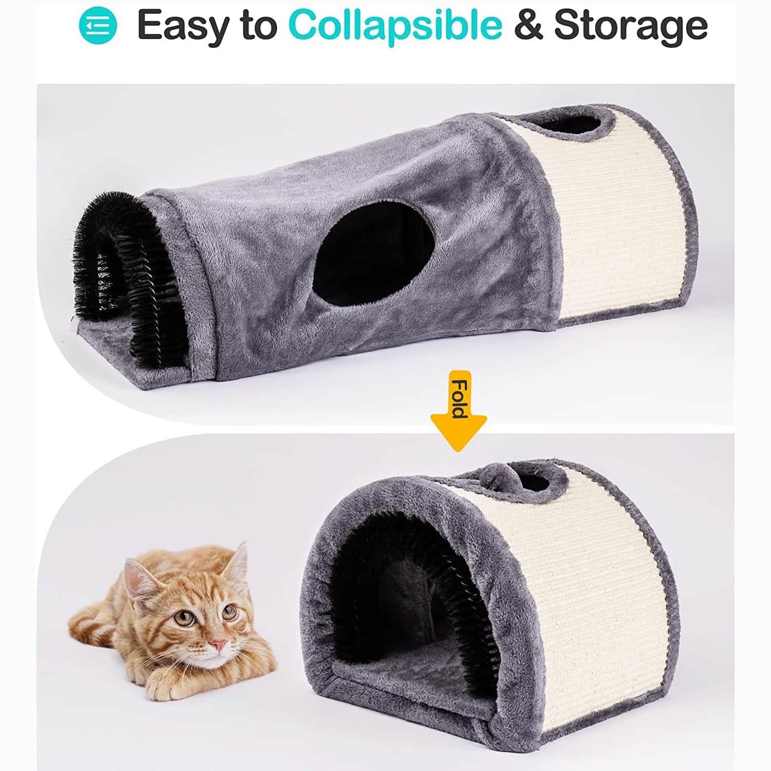 Cat Tunnel Bed Cat House Sisal Grab Bed DailySale