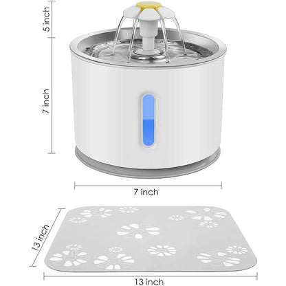 Cat Water Fountain 2.4L Automatic Pet Fountain DailySale