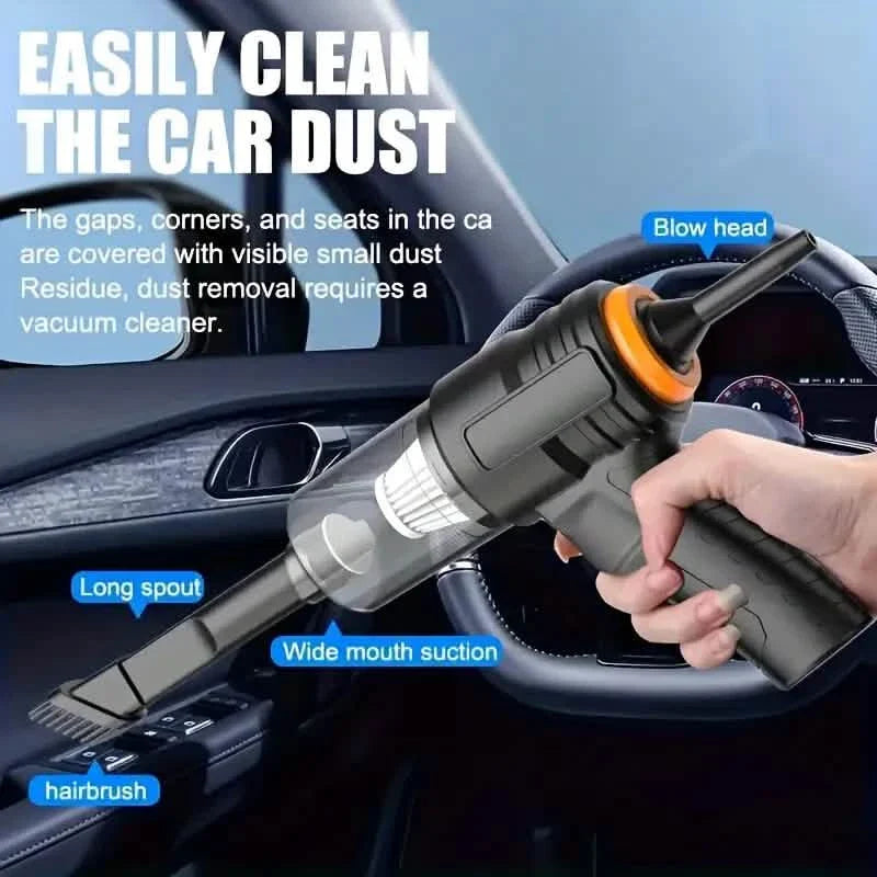 3-in-1 Portable Handheld Vacuum – Rechargeable, Suction & Blower, Mini for Car & Home DailySale