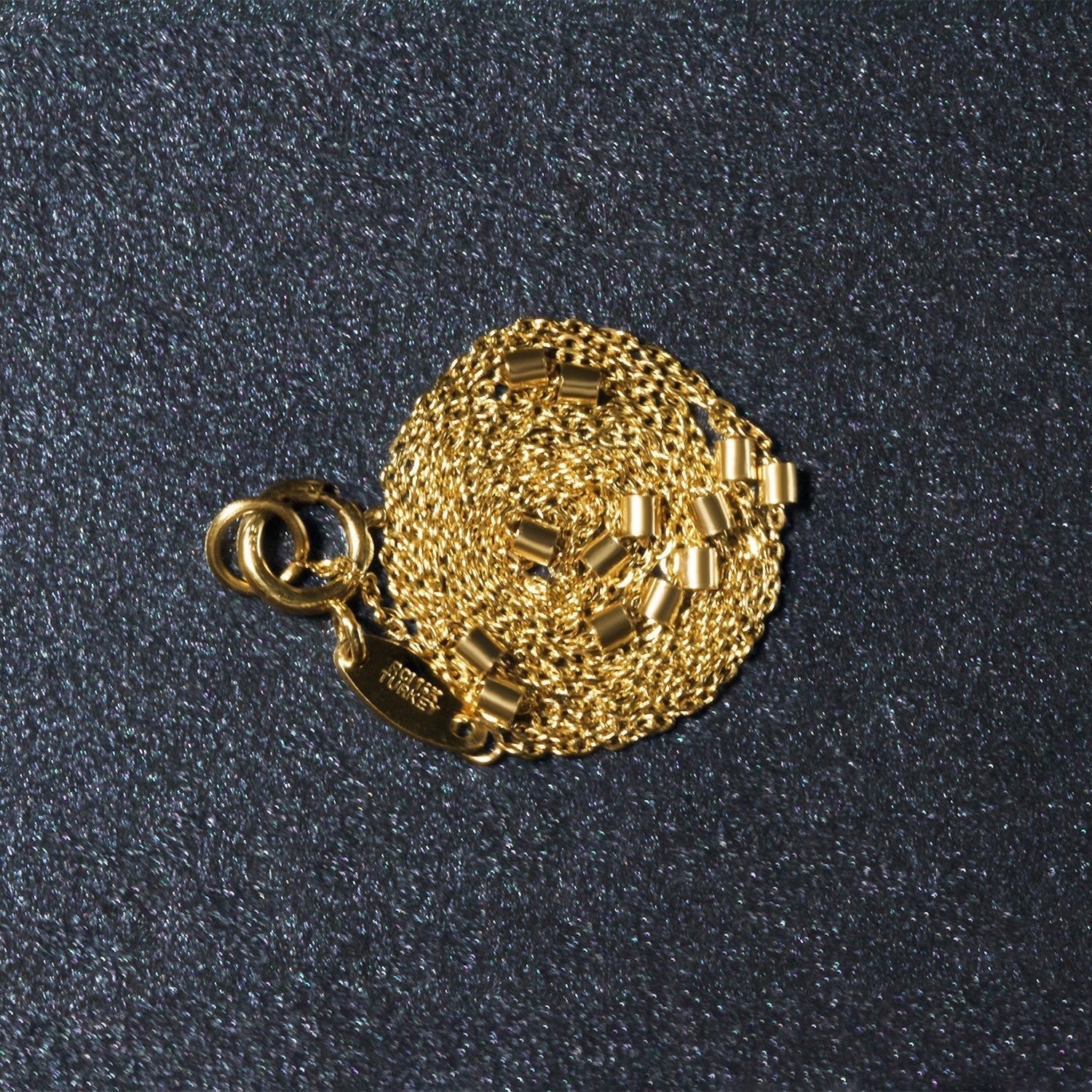Bead Links Pendant Chain in 14k Yellow Gold (1.5mm) Bids.com
