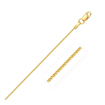 10k Yellow Gold Wheat Chain 1.0mm Bids.com