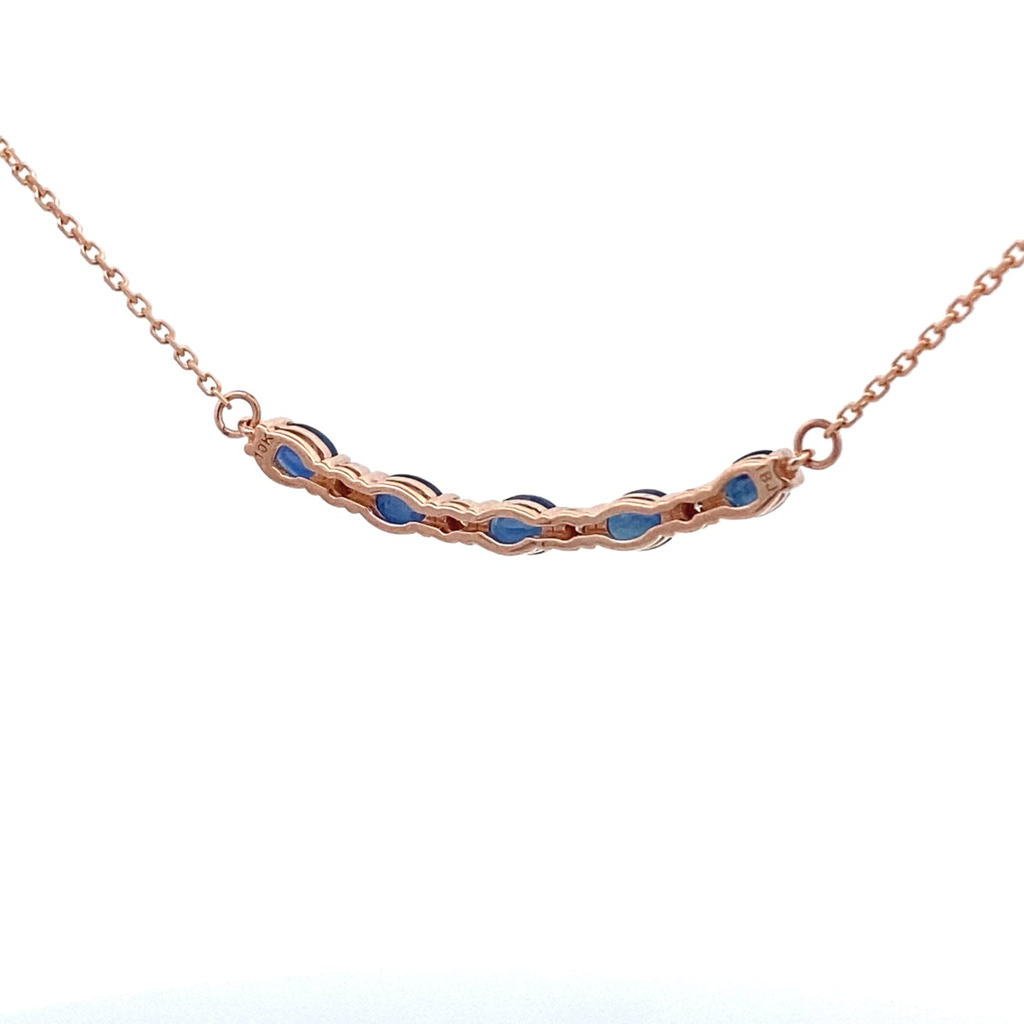 .73ct Sapphire Diamond Fashion Pendants 10KT Rose Gold Bids.com