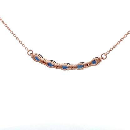 .73ct Sapphire Diamond Fashion Pendants 10KT Rose Gold Bids.com