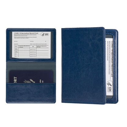 CDC Vaccination Card Holder And RFID Passport Organizer Holder DailySale