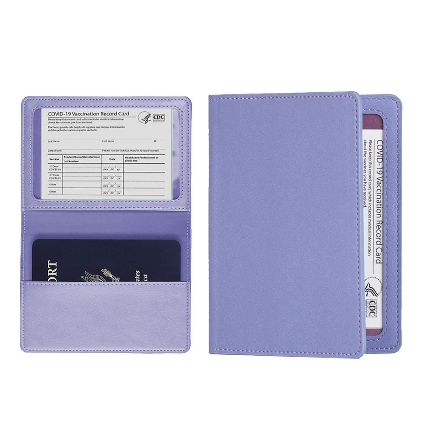 CDC Vaccination Card Holder And RFID Passport Organizer Holder DailySale