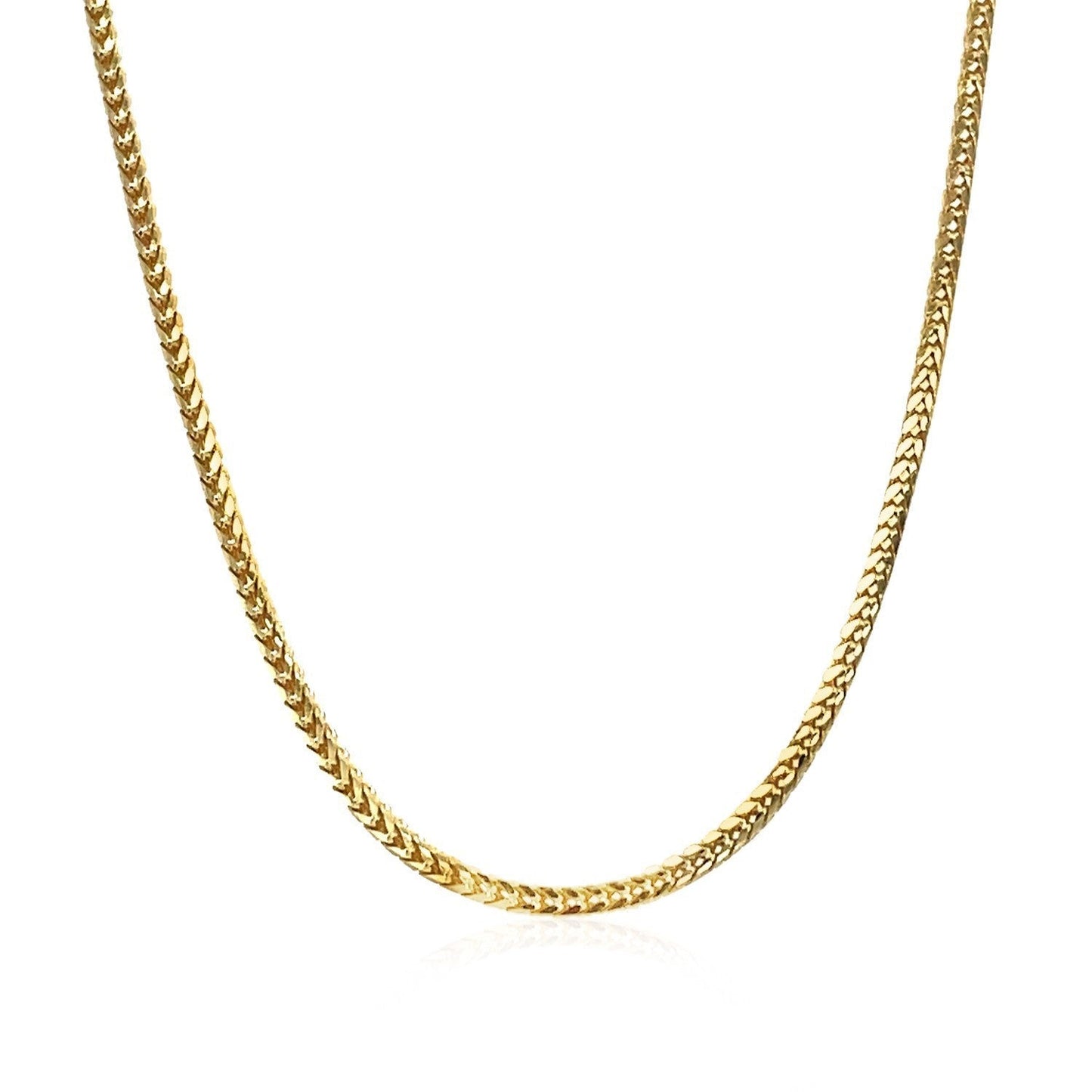 18k Yellow Gold Franco Chain  (1.60 mm) Bids.com