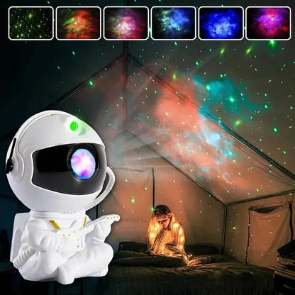 Celestial Star Guitar Night Light Projector - Vibrant LED Nebula Effects DailySale