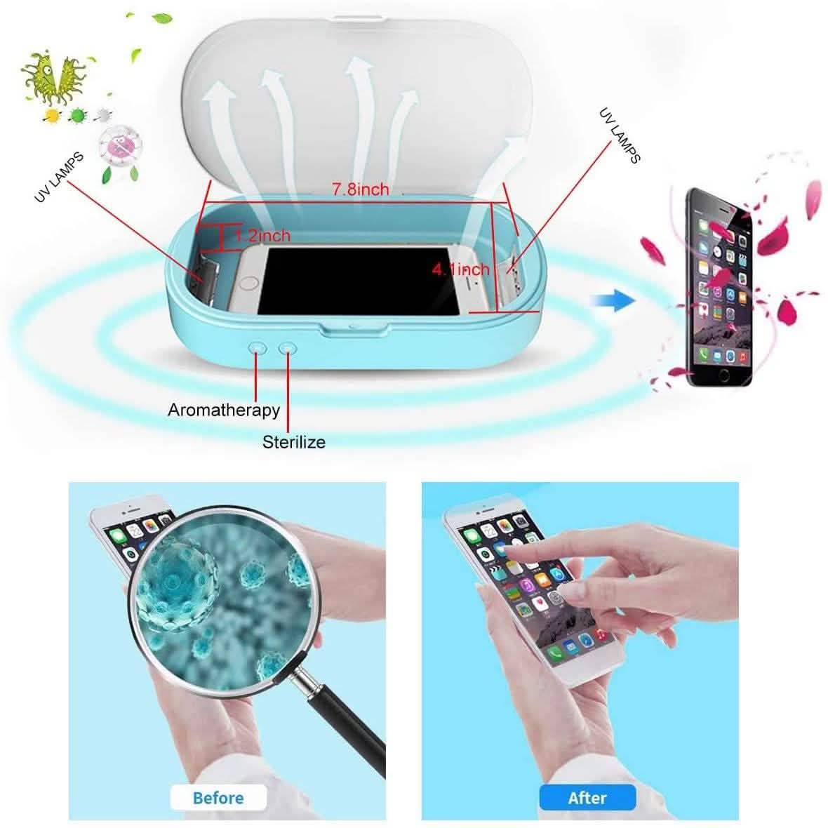 Cell Phone Sterilize Cleaner with Aromatherapy Function DailySale