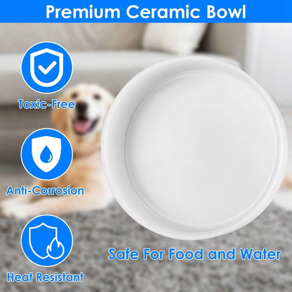 Ceramic Heated Pet Water Bowl Food Warmer DailySale