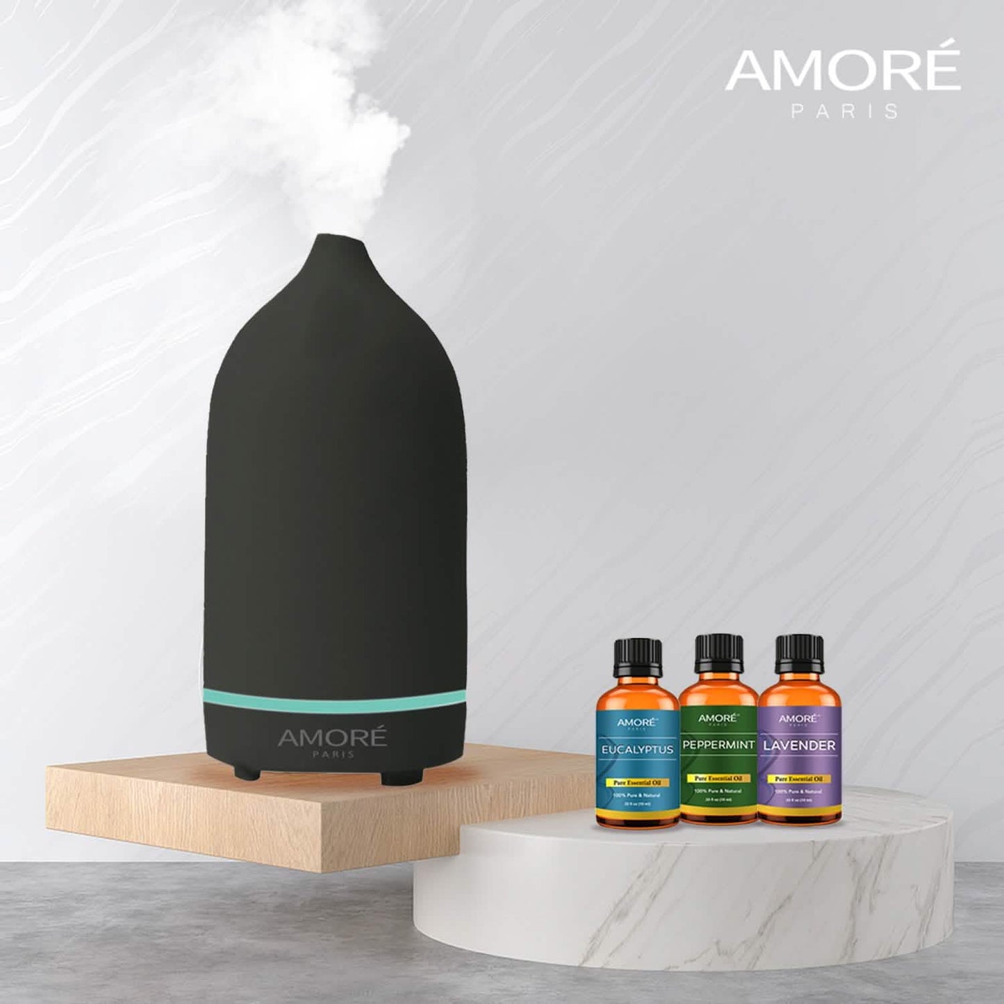 Ceramic Ultrasonic Aromatherapy Essential Oil Diffuser DailySale