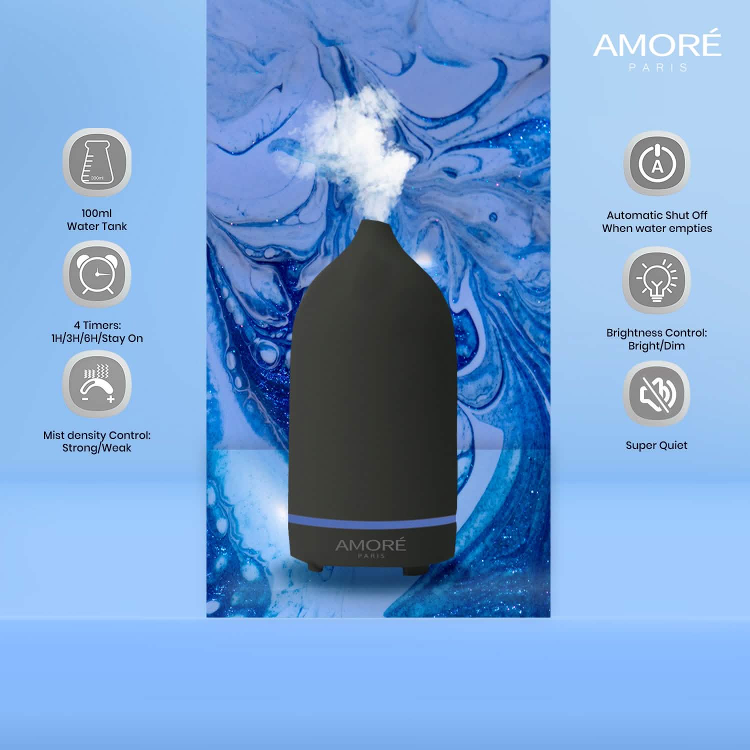 Ceramic Ultrasonic Aromatherapy Essential Oil Diffuser DailySale