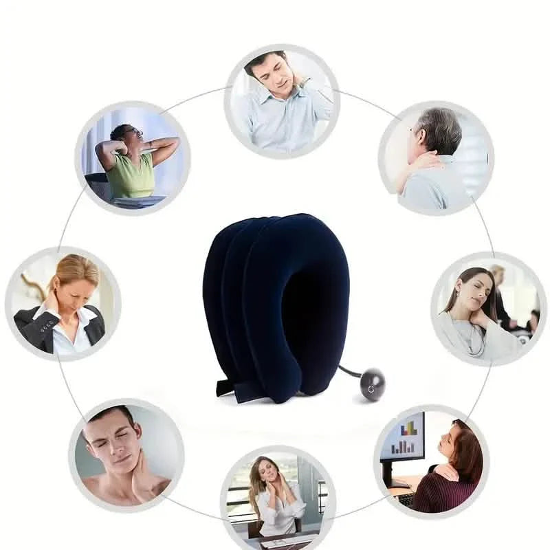 Cervical Neck Traction Device Inflatable Neck Stretcher DailySale