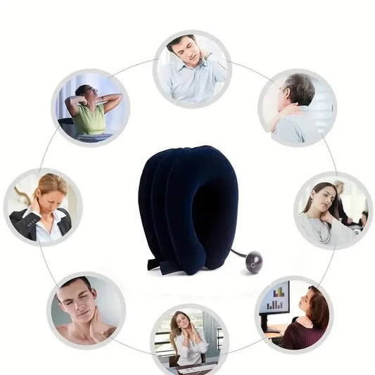 Cervical Neck Traction Device Inflatable Neck Stretcher DailySale