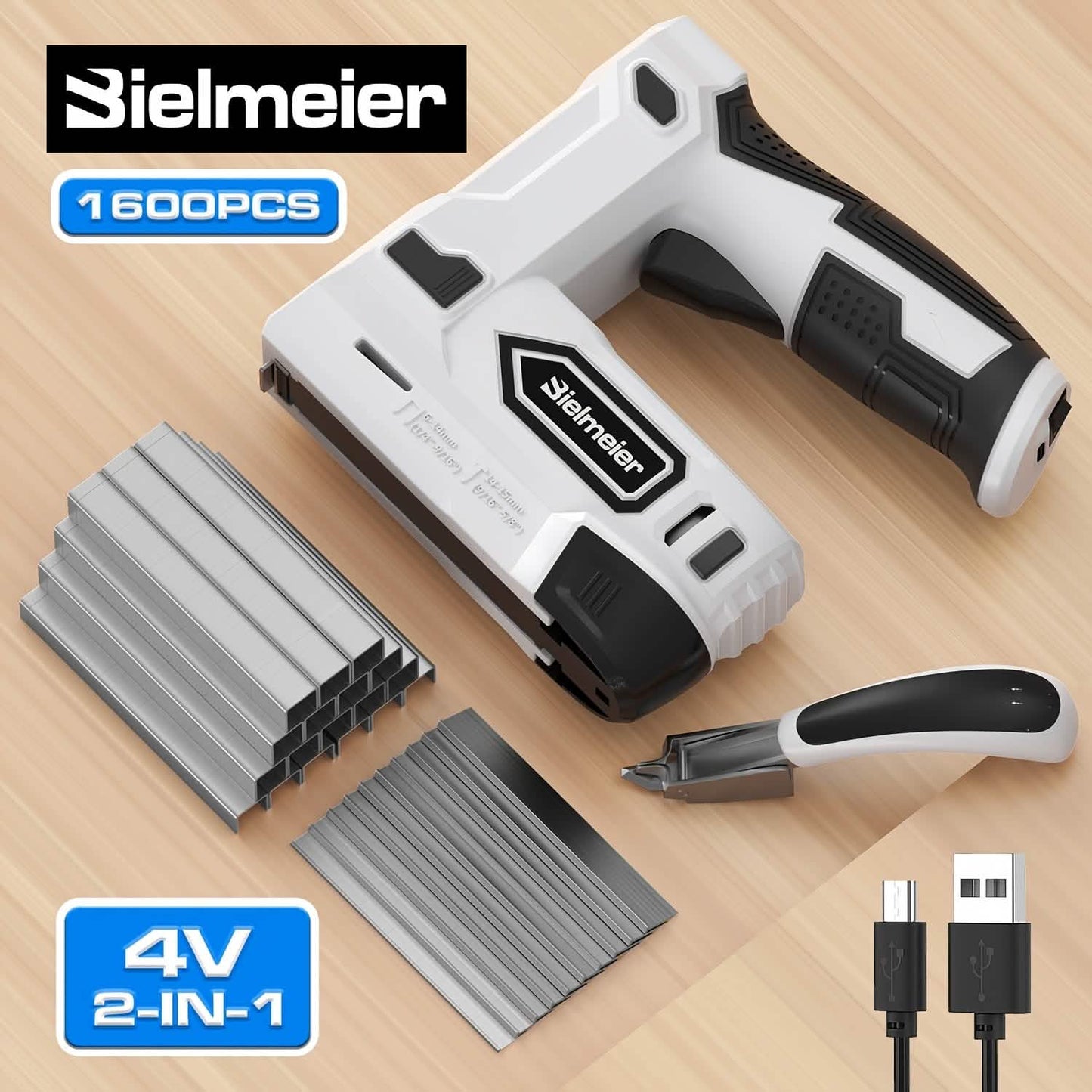 Bielmeier 20V Cordless 2-in-1 Stapler & Brad Nailer DailySale
