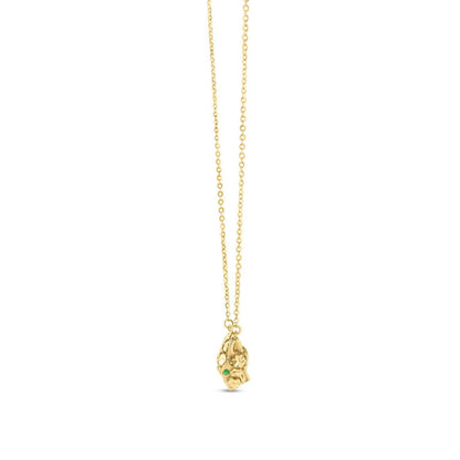 14k Yellow Gold Panther Head Necklace Bids.com