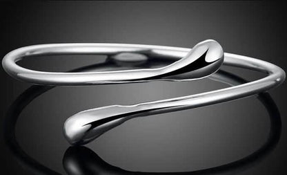 Teardrop Bangle in Sterling Silver DailySale