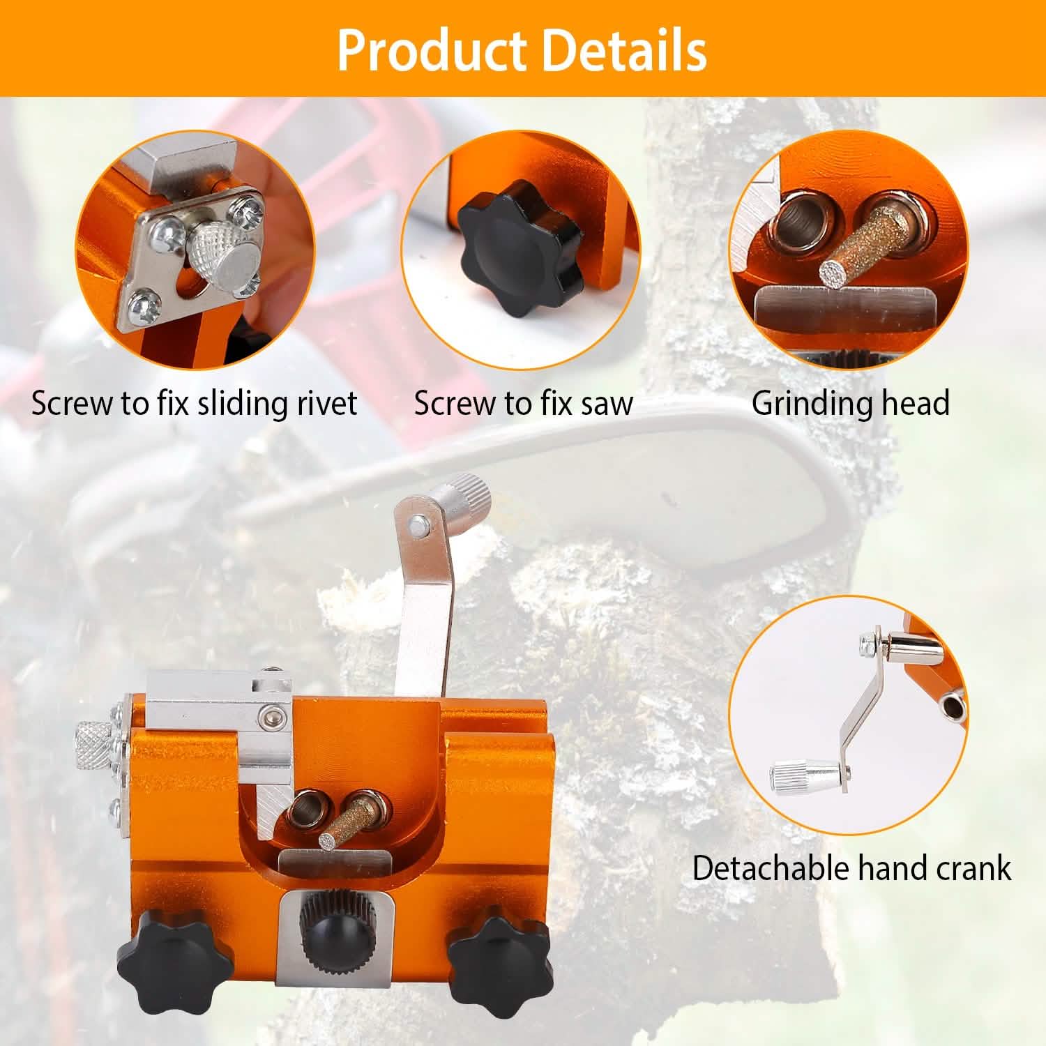 Chainsaw Chain Sharpening Jig Universal DailySale