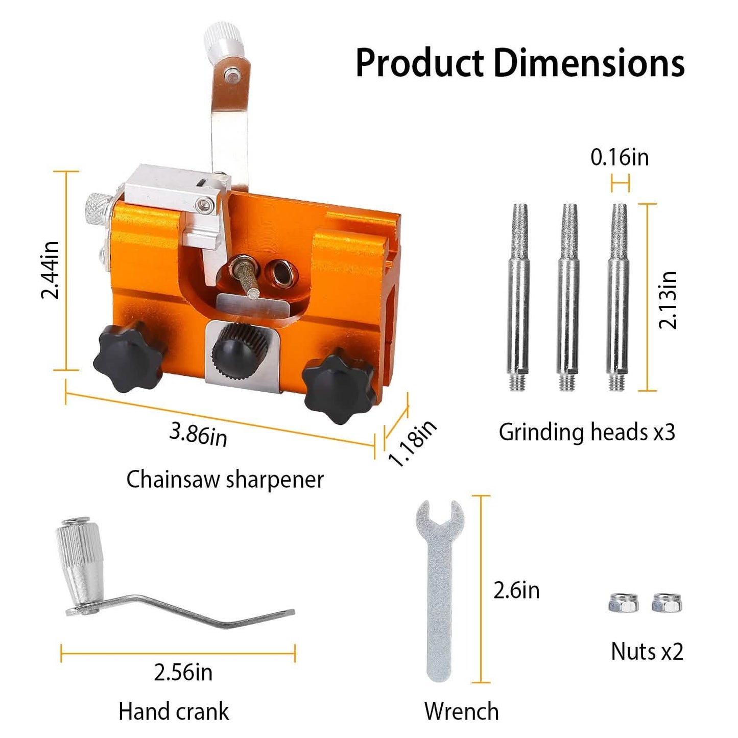 Chainsaw Chain Sharpening Jig Universal DailySale