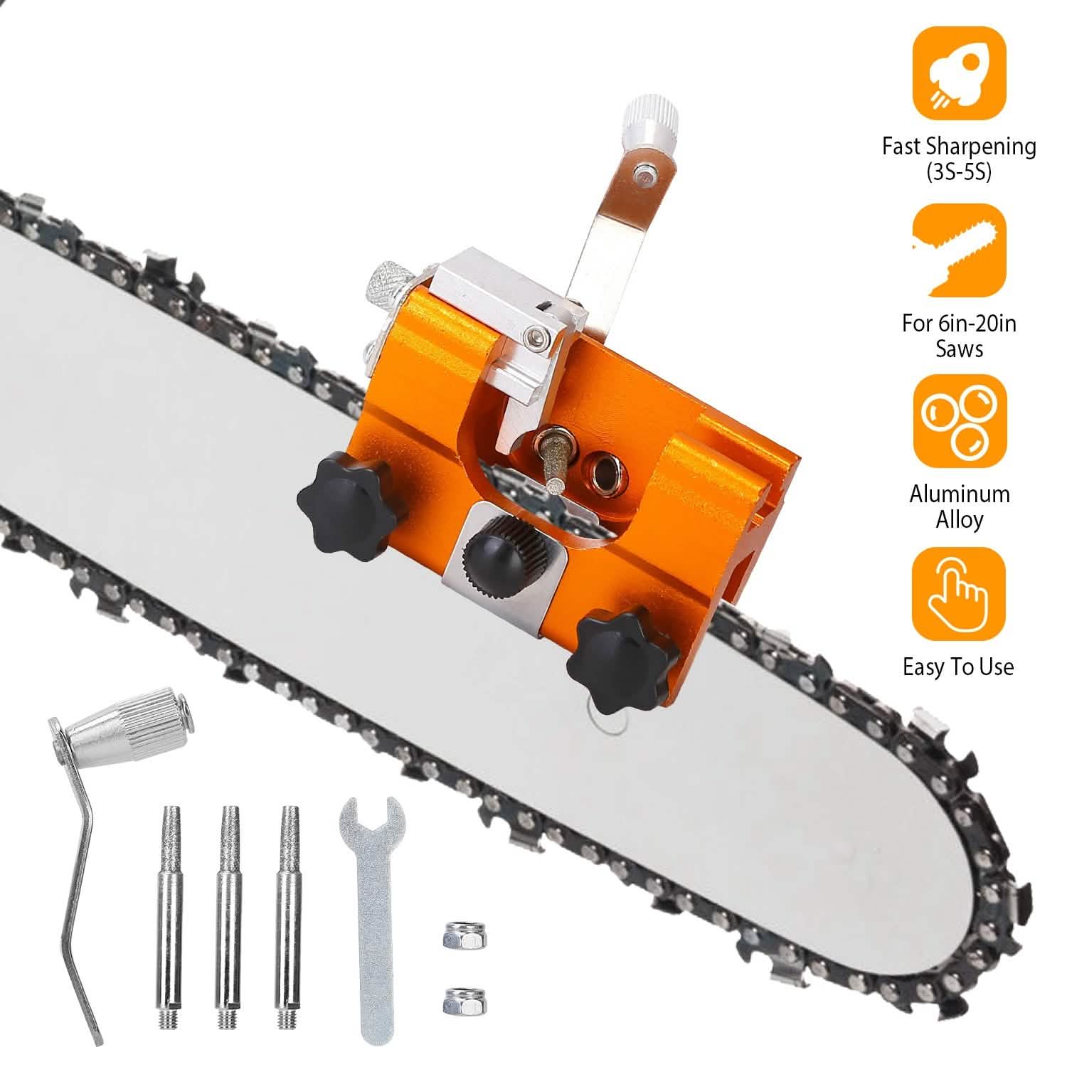 Chainsaw Chain Sharpening Jig Universal DailySale