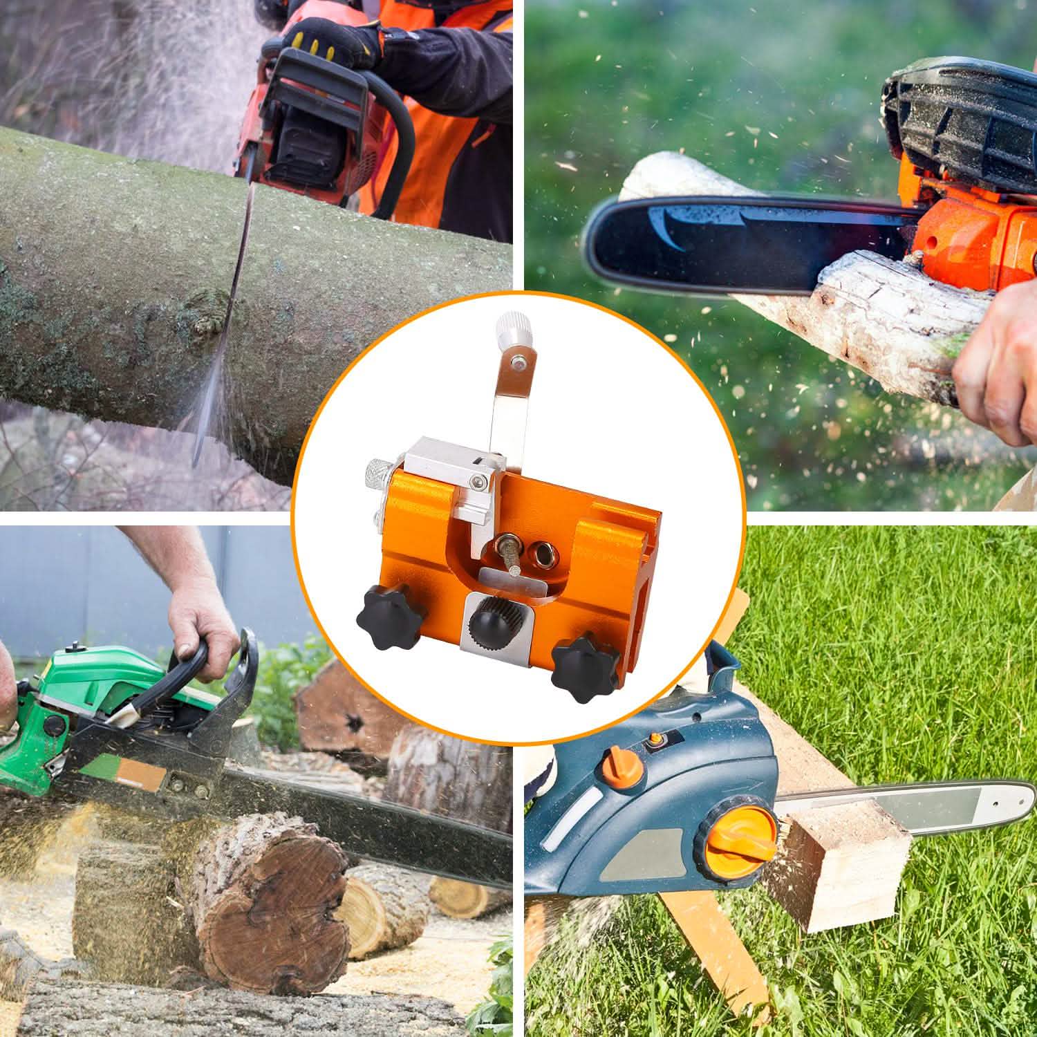 Chainsaw Chain Sharpening Jig Universal DailySale