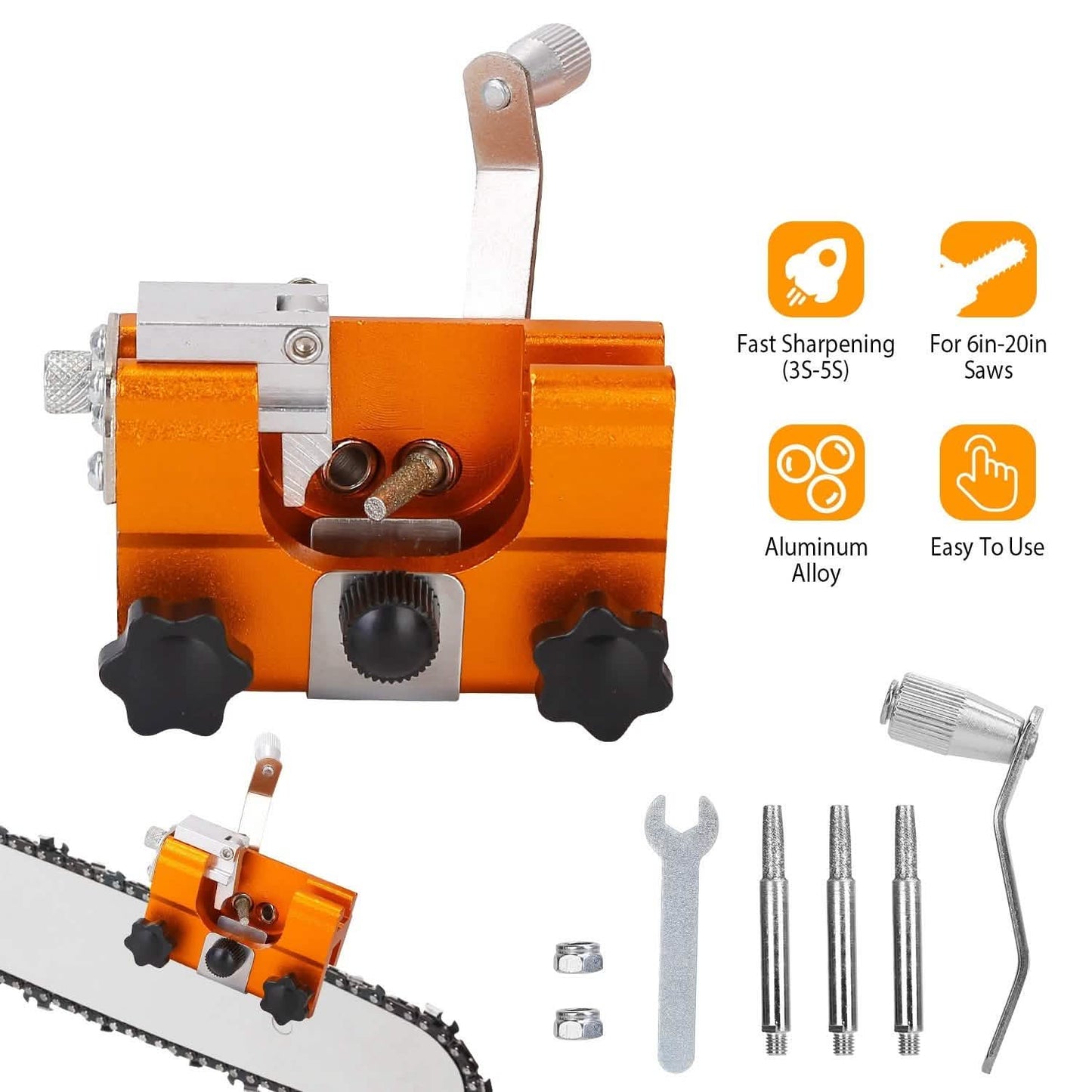 Chainsaw Chain Sharpening Jig Universal DailySale