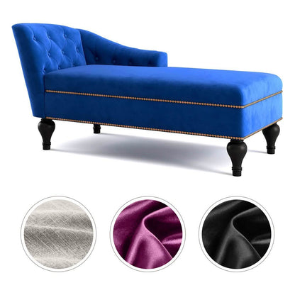 Chaise Lounge Indoor Chair Tufted Fabric, Sleeper Lounge Sofa DailySale