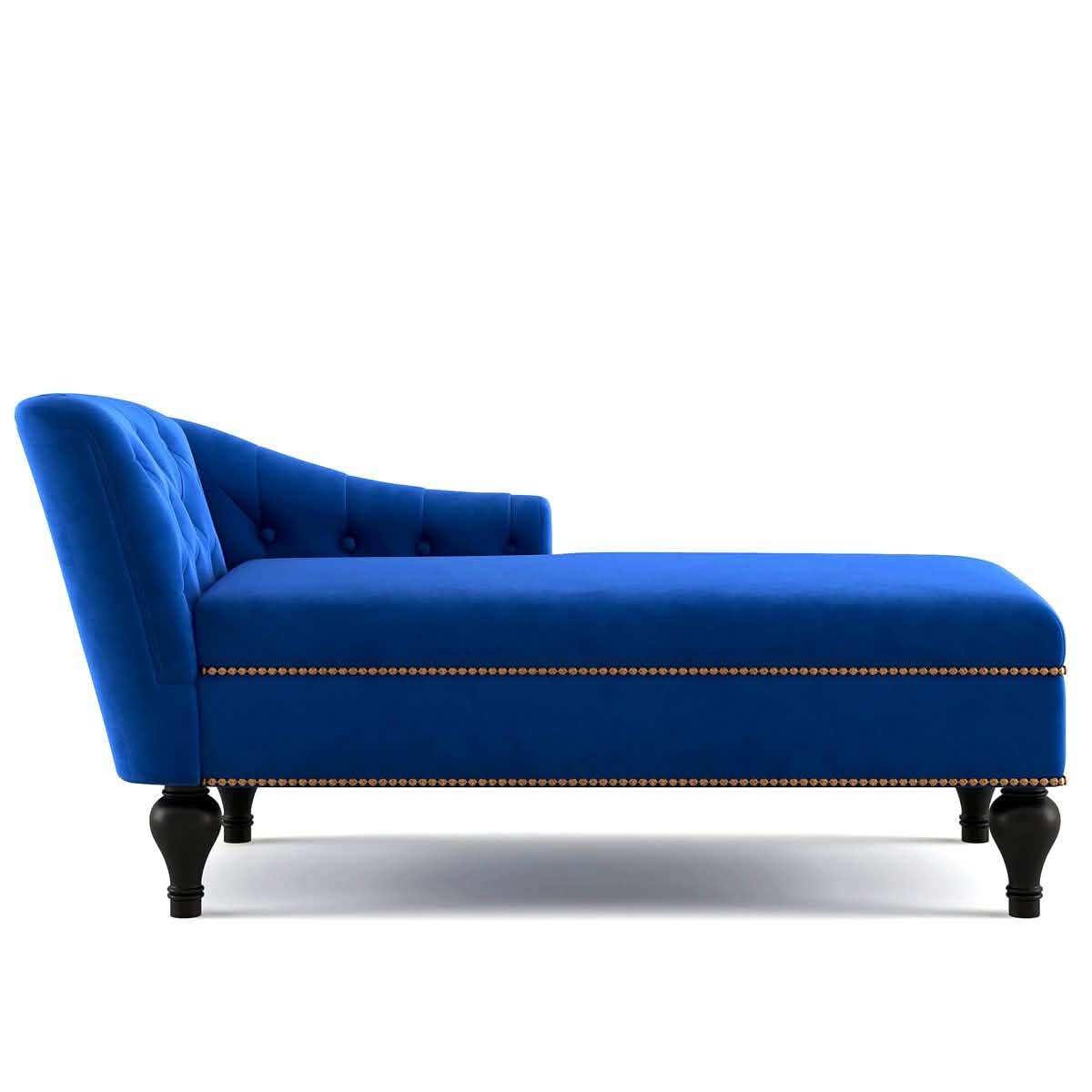 Chaise Lounge Indoor Chair Tufted Fabric, Sleeper Lounge Sofa DailySale
