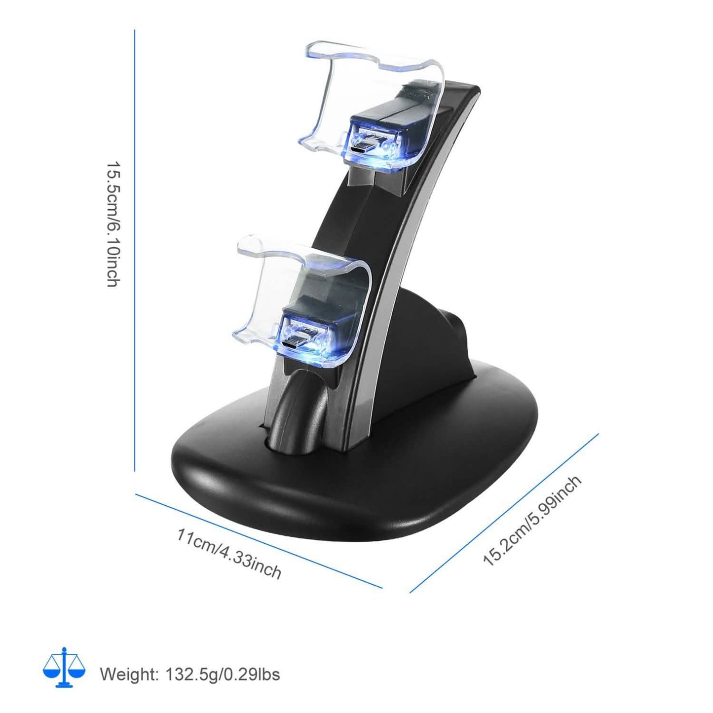 Charging Dock Station Dual Micro USB Stand for PS4 Pro DailySale