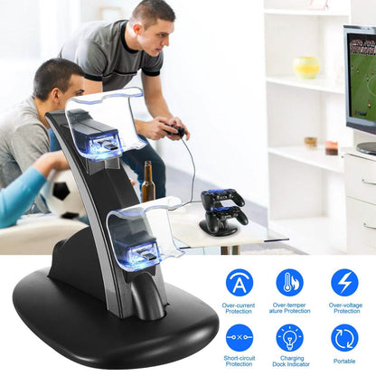 Charging Dock Station Dual Micro USB Stand for PS4 Pro DailySale