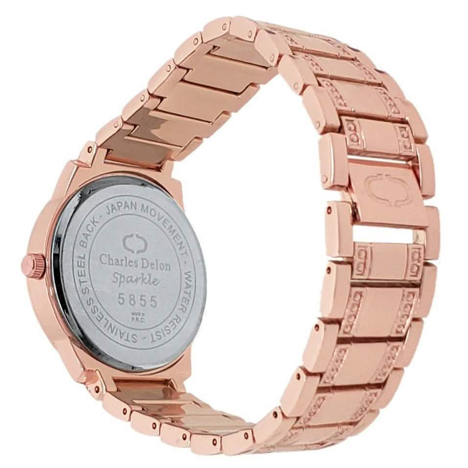 Charles Delon Women's Watch 5855 Stainless Steel Quartz Round - Assorted Styles DailySale
