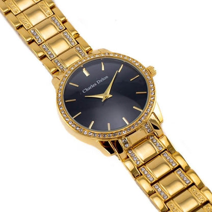 Charles Delon Women's Watch 5855 Stainless Steel Quartz Round - Assorted Styles DailySale