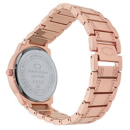 Charles Delon Women's Watch 5855 Stainless Steel Quartz Round - Assorted Styles DailySale