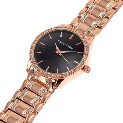 Charles Delon Women's Watch 5855 Stainless Steel Quartz Round - Assorted Styles DailySale