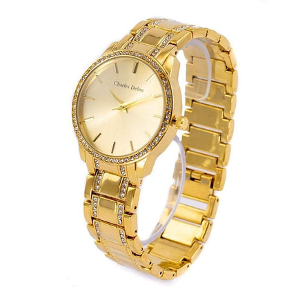 Charles Delon Women's Watch 5855 Stainless Steel Quartz Round - Assorted Styles DailySale